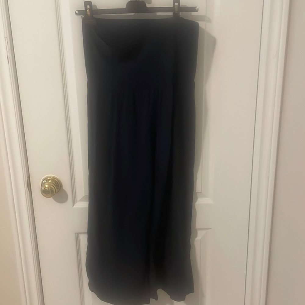 Maternity navy blue capris